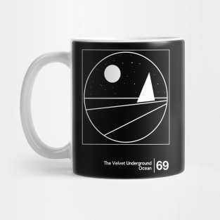 The Velvet Underground - Ocean / Minimal Style Graphic Artwork Mug